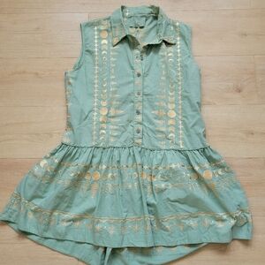 Embroidered Resortwear Dress